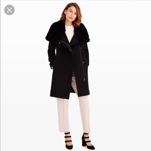 Club Monaco Evangah Coat  (faux fur collar)